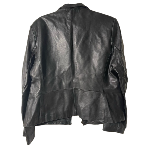 Women’s Valerie Steven’s New Zealand lamb skin leather jacket, L - Picture 5 of 5